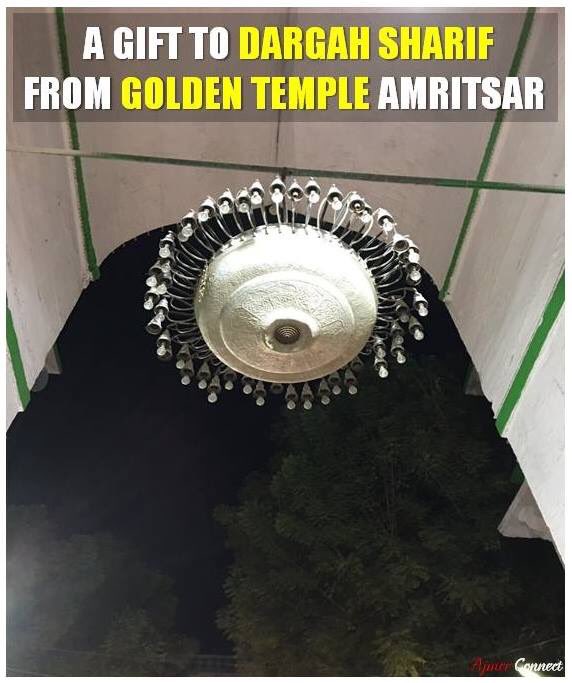 Golden Temple Committee gifts silver chandelier to Ajmer Sharif Dargah - TwoCircles.net