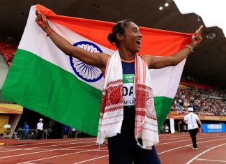Hima creates history for Indian athletics
