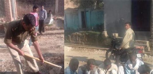 मुस्लिम पुलिसकर्मी ने शिवभक्तों के लिए खुद बनाया रास्ता