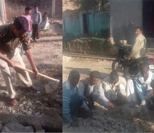 मुस्लिम पुलिसकर्मी ने शिवभक्तों के लिए खुद बनाया रास्ता