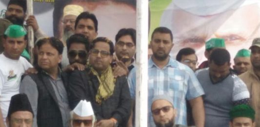 सम्भल में ओवैसी, सपा बसपा पर साधा निशाना