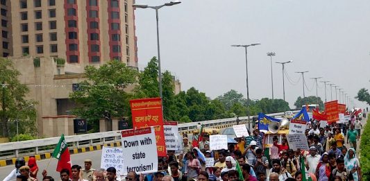 देश में चल रहे भीड़तंत्र के ख़िलाफ़ एकता का प्रदर्शन, रामलीला मैदान से जंतर-मंतर तक रैली