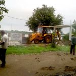 तोड़ी गई राष्ट्रपिता महात्मा गांधी की समाधि