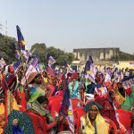 Crowd at Janwadi Socialist Party rally in Varanasi February 4, 2018