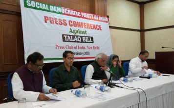 BJP’s claim of protecting Muslim women is fraudulent, Talaq Bill satisfies Hindutva forces: SDPI