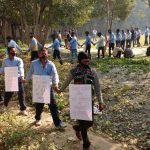 Why workers of a Manesar auto parts company covered their mouth with black bands in the Labour Court