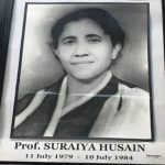 Professor Suraiya Husain passes away