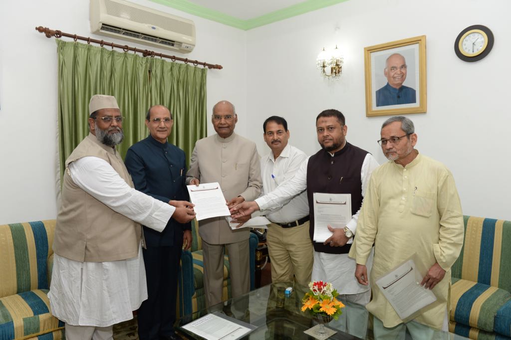 Demand for reservation benefits to Dalit Christians and Dalit Muslims raised in front of President