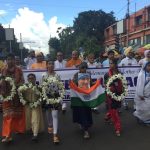 People of different faiths join peace rally to honour St Teresa