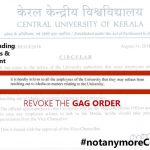 Central University of Kerala: Assistant Professor, two students face wrath for dissent against administration