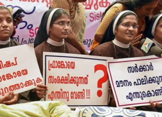 Four nuns transferred for protesting against Bishop refuse to go