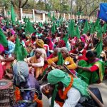 Children and the elderly in Jharkhand March for Forest and Land Rights