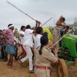 A woman forest officer attacked by brother of MLA in Telangana