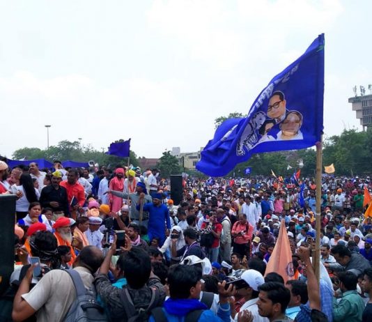 दिल्ली में रविदास मन्दिर पुनर्निर्माण आंदोलन तेज़। अनुयायियों में भारी आक्रोश!