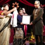 Ayesha Noor, the Karate champion from slums of Kolkata conferred with Tejaswini award