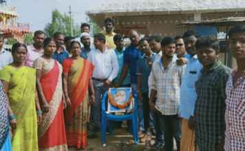 तेलंगाना के नल्लामाडूगु गांव में अंबेडकर प्रतिमा के लिए रंग लाया दलितों का संघर्ष