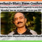 Leading Indian American organisations, activists urge Indian Supreme Court to grant bail to Sanjiv Bhatt
