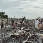 “They want us out of here,” Rohingya refugees displaced by massive fire at Delhi camp stare at uncertain future