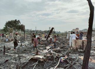 “They want us out of here,” Rohingya refugees displaced by massive fire at Delhi camp stare at uncertain future