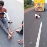 मध्यप्रदेश में एक और अमानवीय घटना, आदिवासी युवक को गाड़ी से बांधकर घसीटा