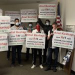 Group protests against US Ambassador Atul Keshap’s RSS visit