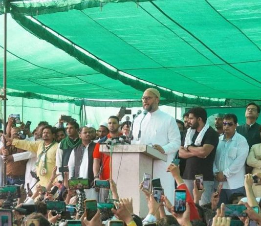 मुजफ्फरनगर में दहाड़े ओवैसी “खैरात नही अब हक़ लेंगे”
