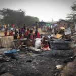 हरियाणा के नूह में रोहिंग्या बस्ती में आग,32 झुग्गियां खाक