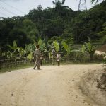 On the right side of the border in Assam and Mizoram