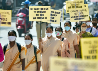 Christians join Muslims as targets of Hindutva groups in Karnataka