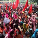 Hundreds of Anganwadi workers from Delhi, Haryana demand govt worker status, pay hike, other amenities