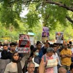 तीस्ता सीतलवाड़ की रिहाई की मांग को लेकर जंतर -मंतर पर प्रदर्शन