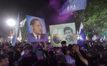 हैदराबाद छात्र संघ चुनाव में अंबेडकरवादियों का जलवा