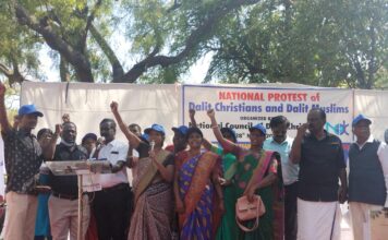 ‘We’ll Keep Opposing:’ – National Protest of Dalit Christians & Dalit Muslims organised by NCDC after a three-year gap