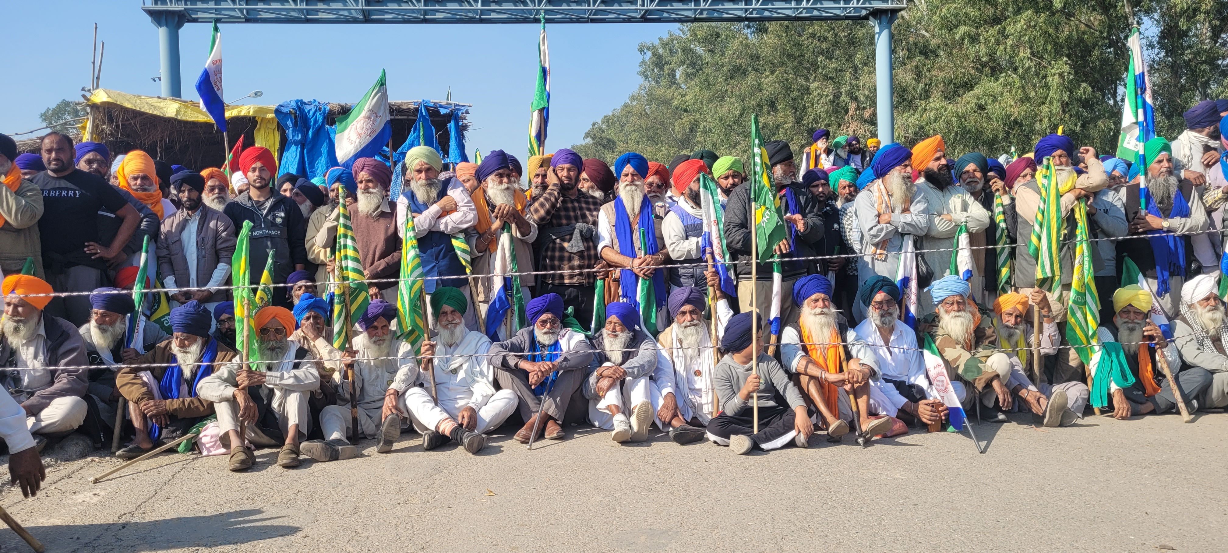 Photo Essay: Farmers protesting at Shambhu Border